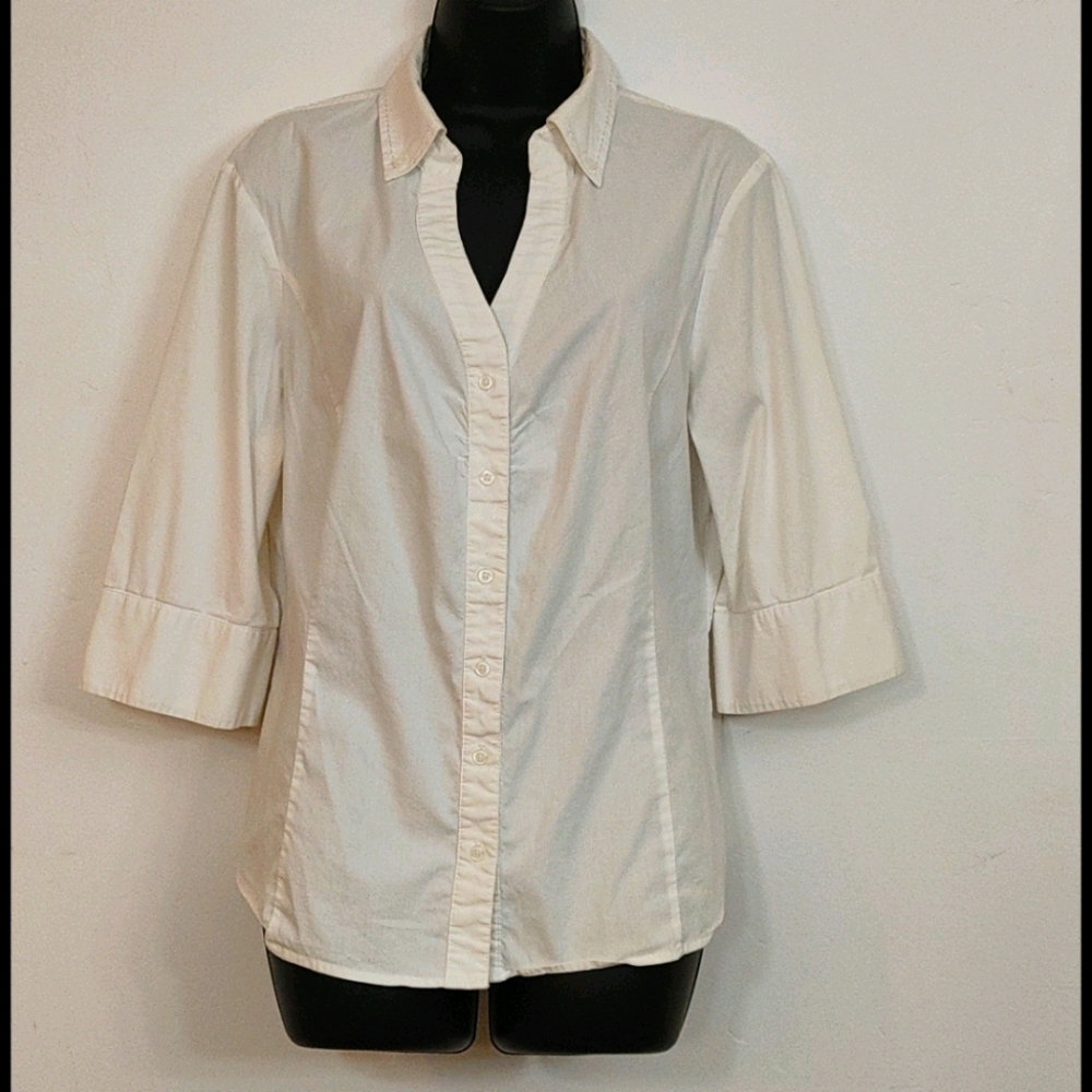 Blouse Femme Larry Levine - Taille M - Marron - Occasion Très Bon état